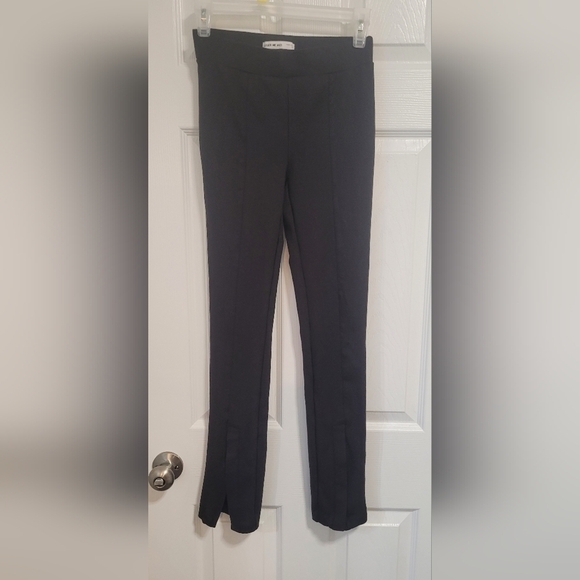 Elizabeth & James Super Skinny Black Zippered Bottom Leggings Pants XS - Picture 2 of 14
